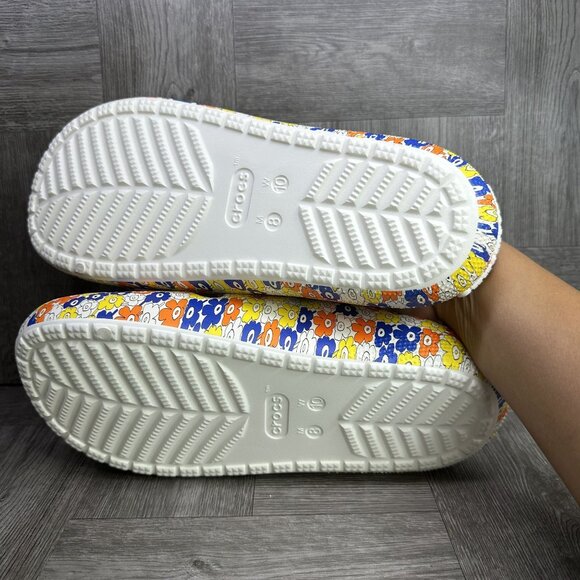 CROCS Marimekko Floral Men's 8/Women's 10 Classic Sandals - Picture 7 of 8